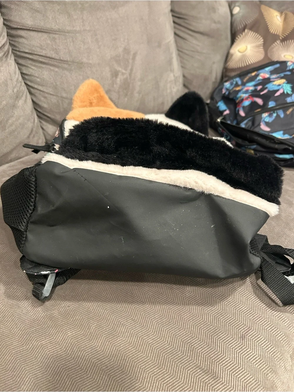 Squishmallows Cam the Calico Cat Fuzzy Backpack